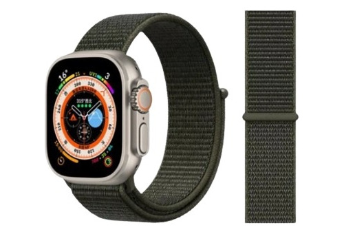 Malla Para Apple Watch Nylon 38 40 41 42 44 45 Todas Series