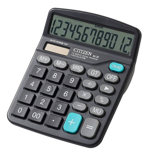 Calculadora Lcd De 12 Dígitos Ideal Para La Oficina