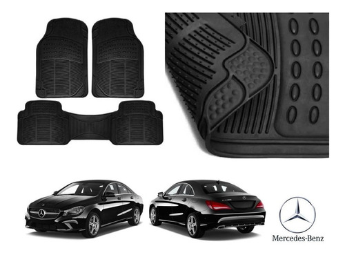 Tapetes Uso Rudo Mercedes Benz Cla200 2014 Rubber Black