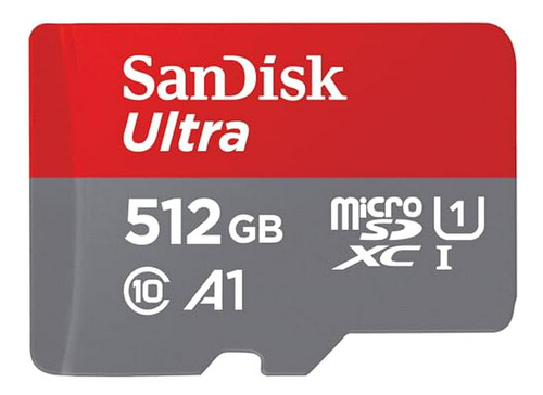 Tarjeta De Memoria  512gb Ultra Microsdxc Uhs-i Con Adaptado