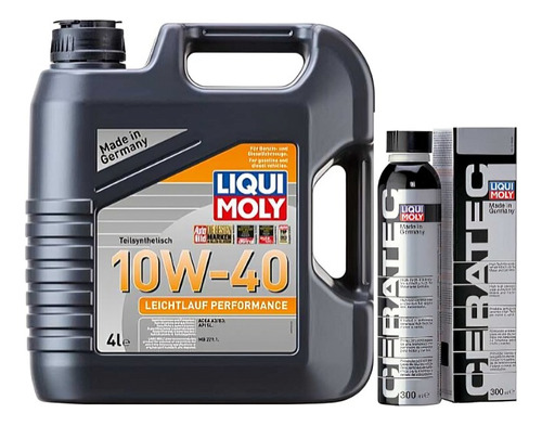 Combo Liqui Moly Aceite Semi 10w40 4l + Ceratec Antifriccion