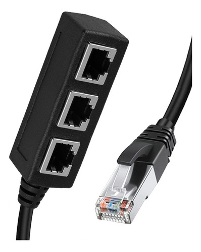 Rj45 Divisor De Red Ethernet Lan / Extensor 1 A 3 Puertos