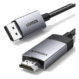 Ugreen Cable Displayport A Hdmi De 4k A 60hz, Hdr Active Dp