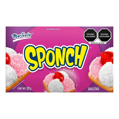Galleta Marinela Sponch 225g | MercadoLibre