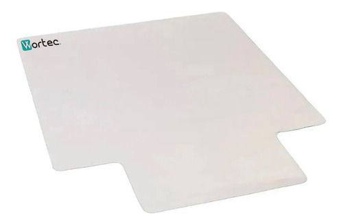 Protector Placa Piso Alfombra Bajo Escritorio Pvc 90x120 Wt 