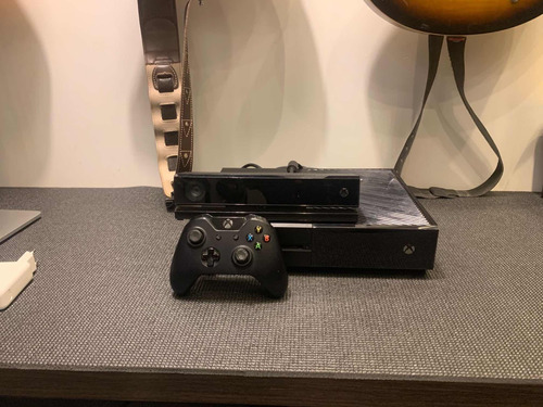 Xbox One Fat 500gb + Controle + Kinect + 3 Cds De Jogos