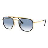 Ray Ban Rb3648n Marshall Dorado Azul Claro