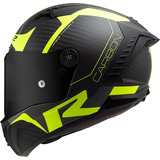 Capacete Ls2 Ff805 Thunder Carbon Racing 1 Amarelo Fxm Tamanho Do Capacete 60 (l)