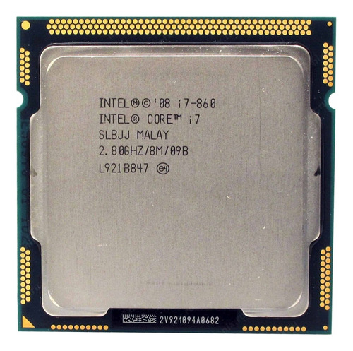Procesador Intel Core I7 860 4 Núcleos/8 Hilos/3,46/lga1156