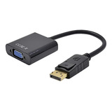 Cabo Adaptador Displayport Vga Conversor Vídeo P/ Dell Hp