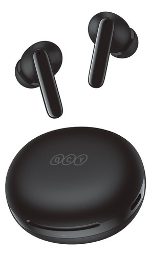 Qcy-audífonos Inalámbricos Qcy-t13anc2-blk Bluetooth 5.2 Anc Color Negro
