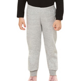 Calça Infantil Feminina De Moletom Lisa Uniforme 4 A 8