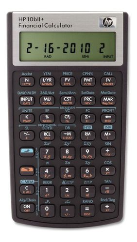 Calculadora Financiera Hp 2716570 10bii+ 12 Dígitos