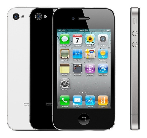 iPhone 4 (a1332) Preto 16 Gigas Para Retirada De Peças