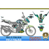 Italika 150z 170z Graficos Calcas Stickers Vinil Laminado