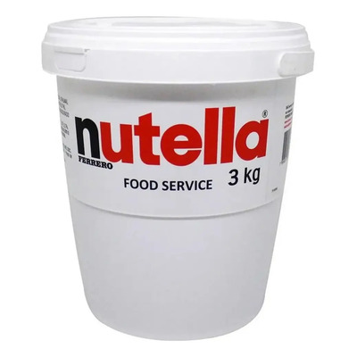 nutella 3kg balde creme de avelã ferrero rocher confeitaria recheio top promocao pasta sobremesa | MercadoLivre