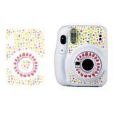 Adesivo Para Câmera Instax Mini 11 Estrelas Fundo Branco