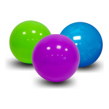 Kit 3 Pelotas De Gel 2 Kg Pilates Yoga Aerobics Depgenial Ss