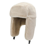 Gorro De Invierno Ruso Ushanka Bomber Hatthick Plush Trapper