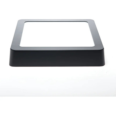 Panel Led Cuadrado Negro Para Sobreponer, 12w, 840lm Estructura LUZ-FRÍA | MercadoLibre