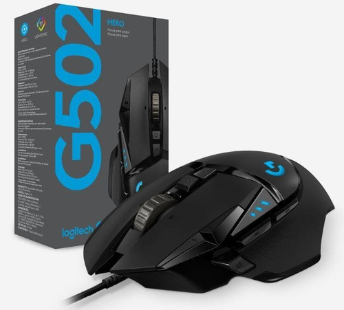Mouse Gamer Logitech  G Series G502 Hero Profesional 