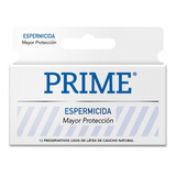 Preservativos De Látex Prime Espermicida X 12 Un