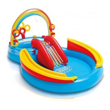 Piscina Infantil Intex Playground Arco Iris - 227 Litros Top