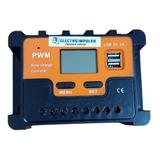 Regulador De Carga Solar 20a 12/24v  Pwm Xlp Electroimpulso