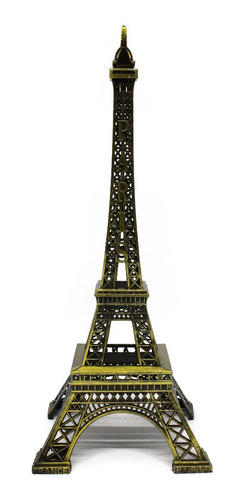 Torre Eiffel 32 Cm Metalica Replica Adorno Subte A Carabobo