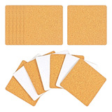 Pack Pack Self-adhesive Squares De Corcho 4 X 4 Pulgadas Sb