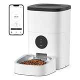 Dispensador Comida Smart Inteligente Gatos Perros 4l App Voz