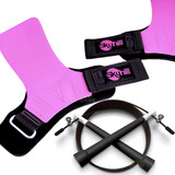 Luva Crossfit Rosa Skyhill Hand Grip Legacy Neo Pink Edition