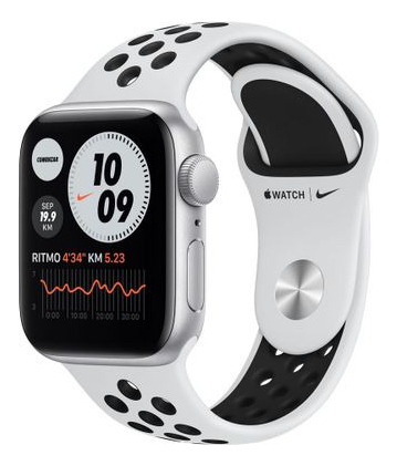 Apple Watch Nike Se Gps Silver 44mm Aluminium Sport Band