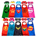 Disfraz De Capas De Superheroes Para Niño Talla 4-10 Años-va