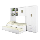 Conjunto Para Quarto Completo Meninos Lecce Branco