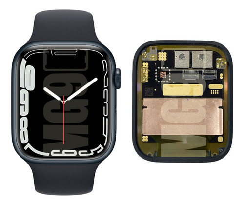 Pantalla Display Compatible Con Apple Watch Serie 7 45mm