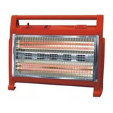 Estufa Calefactor Electrico De Cuarzo Rojo 2400 W