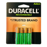 Pila Bateria Aaa Ni-mh Recargable Blister 4 Piezas Duracell