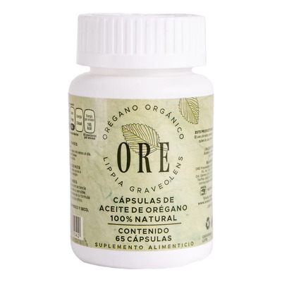 Capsulas De Aceite De Orégano 65 Capsulas Ore Sabor Sin sabor | Meses sin interés