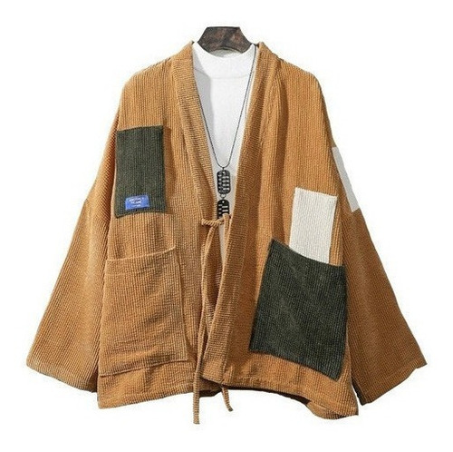 Chaqueta Kimono De Pana Para Hombre