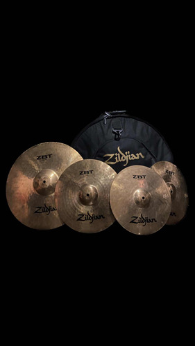 Set Platillos Zildjian Zbt Importados 4 Piezas (13 14 18)