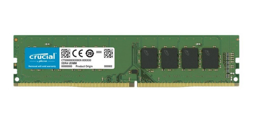 Memoria Ram Gamer 8gb Crucial Ddr4 3200mhz Color Verde