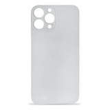 Tapa Trasera Compatible iPhone 13 Pro Max Blanco Aro Grande