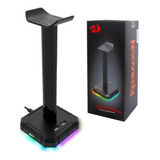 Soporte Para Audifonos Redragon Scepter Pro Ha300 Rgb Black