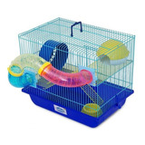 Gaiola De Hamster Com Casa Grande Completa 3 Andares Tubo