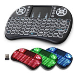 Mini Teclado Portátil Sem Fio Luminoso Inova I8 Key-7189