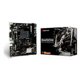 Placa Mãe Biostar B450mhp, Chipset B450, Amd Am4, Matx, Ddr4