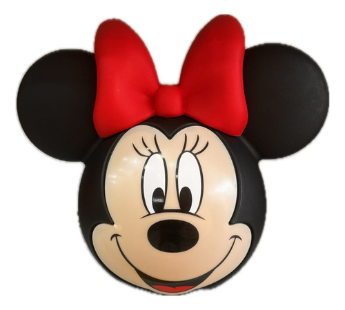 Luminária Disney Minnie Mouse Cartoon Usare Cúpula Preto Estrutura Preto 110v/220v