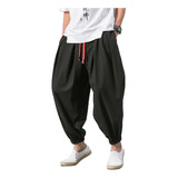 Pantalones De Chándal Casuales Harem Capri Para Hombre, Pant