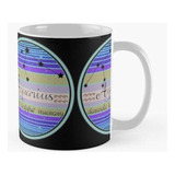 Taza Una Prueba De Signo Del Zodíaco Acuario Signo Del Zodia